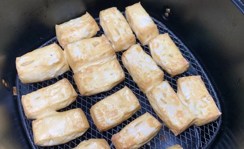 防止氣炸豆腐出水