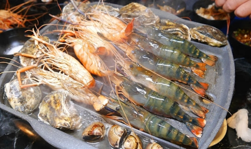 流水蝦吃到飽推薦