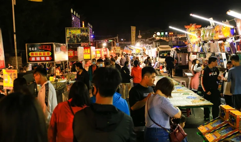 台灣中部看夜景