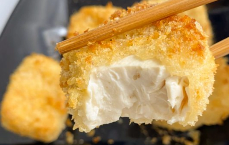 氣炸鍋金磚豆腐食譜