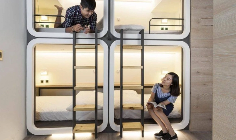 膠囊旅館雙人房