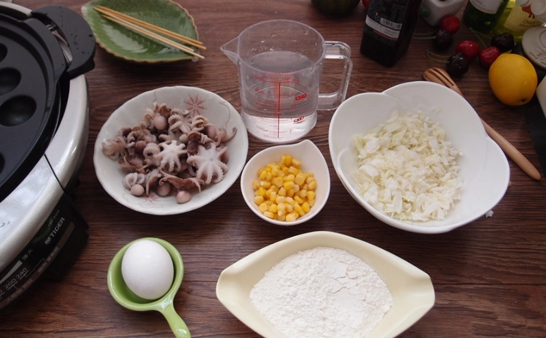 章魚小丸子自製