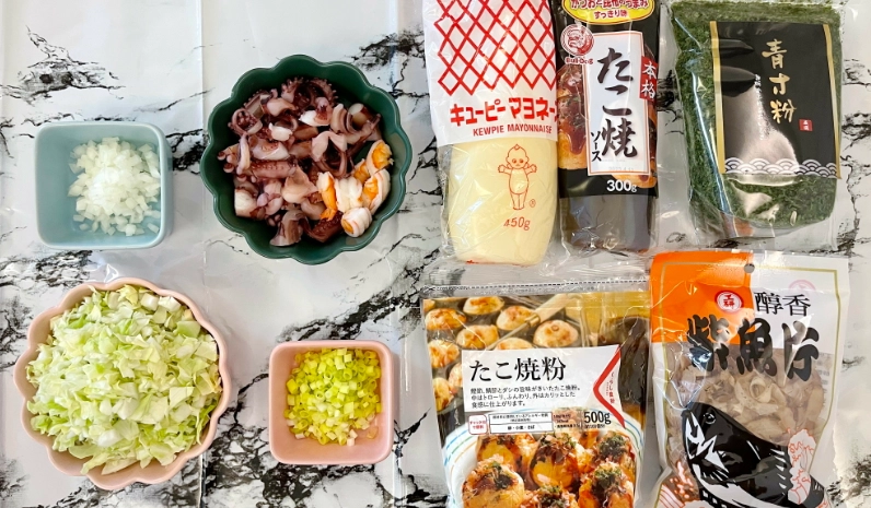 章魚燒材料清單