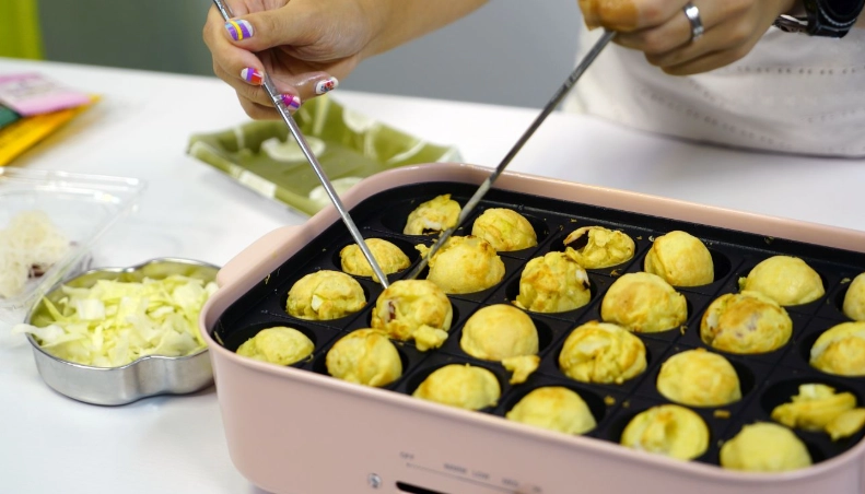 章魚燒烤盤派對