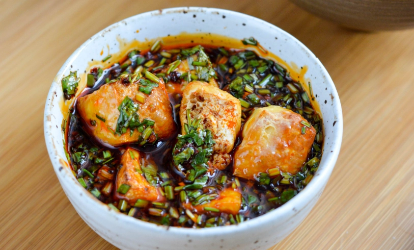 氣炸鍋爆漿豆腐